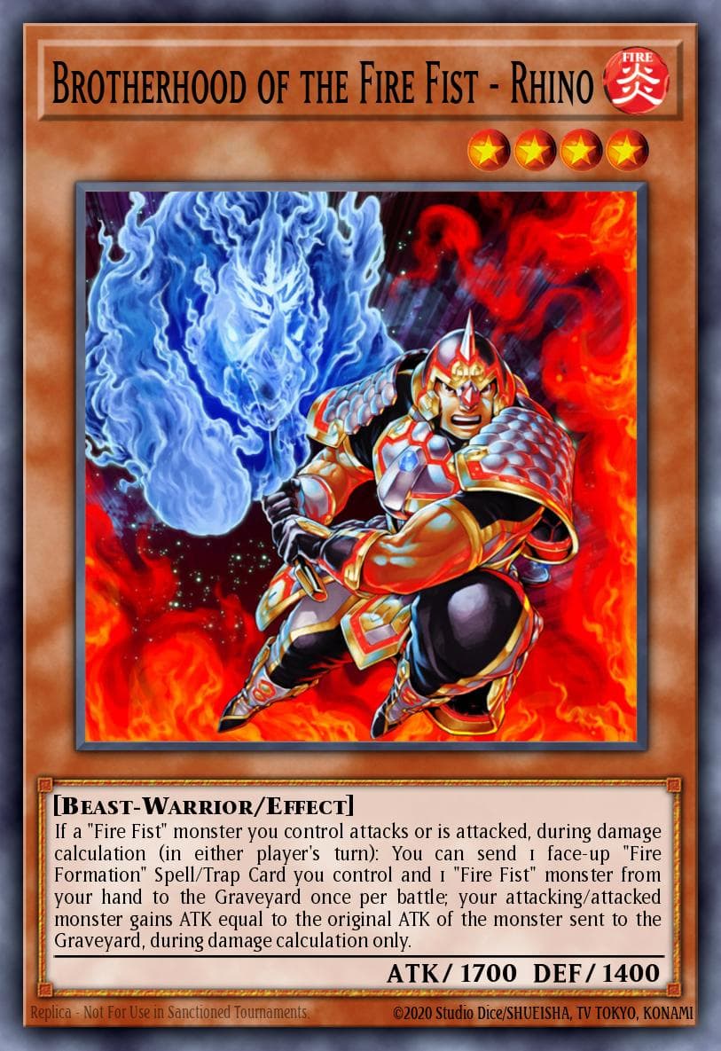 Brotherhood of the Fire Fist - Rhino #MP14-EN014