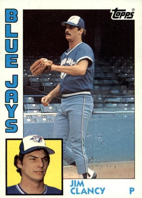 Jim Clancy trading card