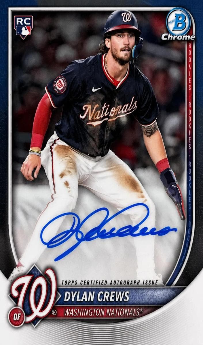 Dylan Crews 2025 bowman Bowman