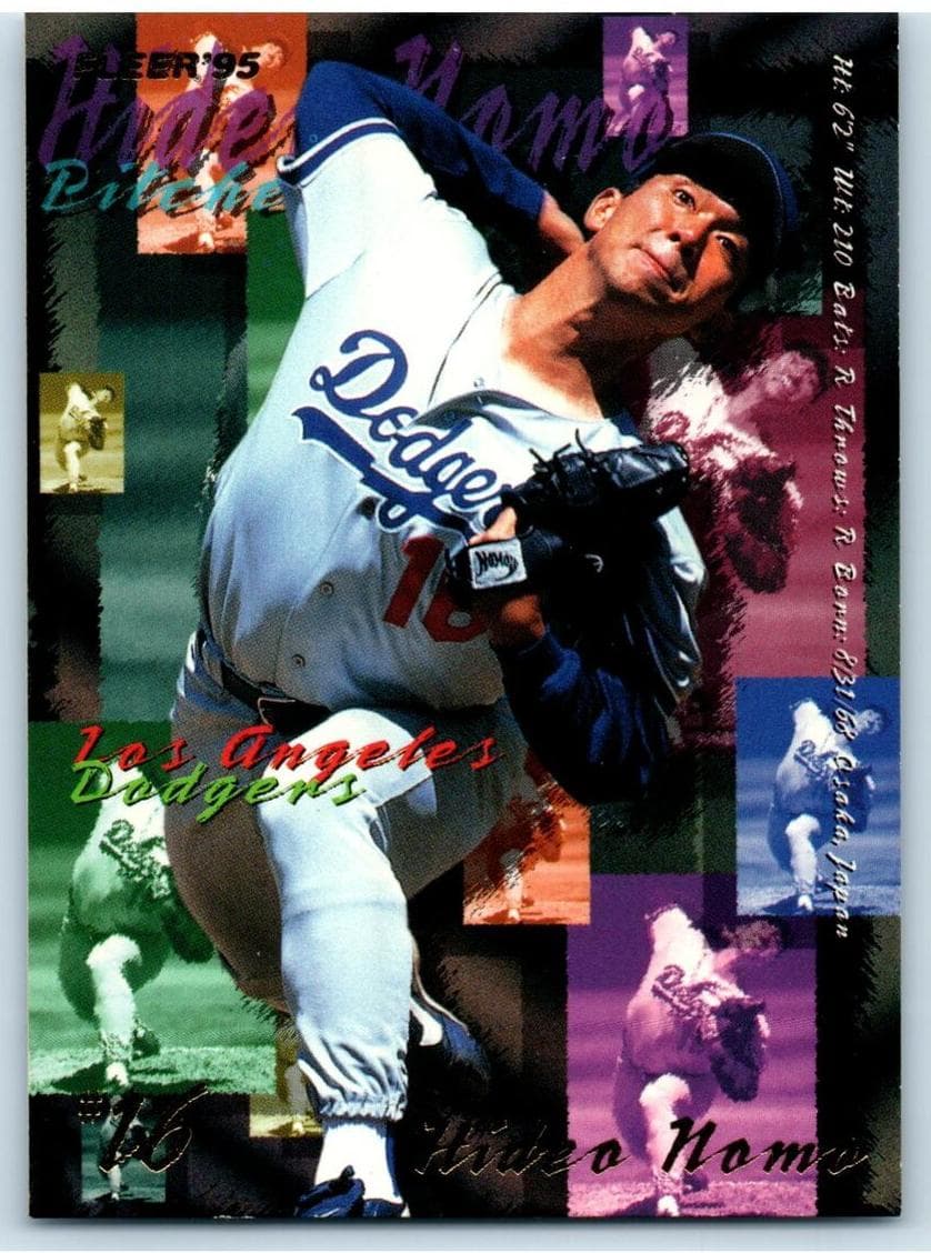 Hideo Nomo 1995 fleer