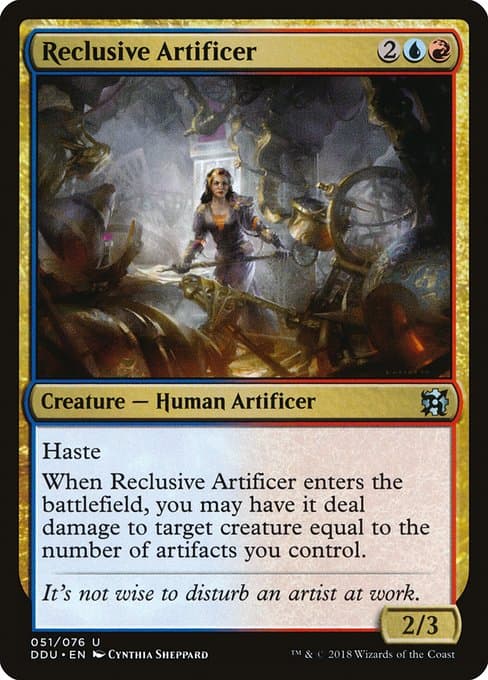Reclusive Artificer 2018 Magic: The Gathering