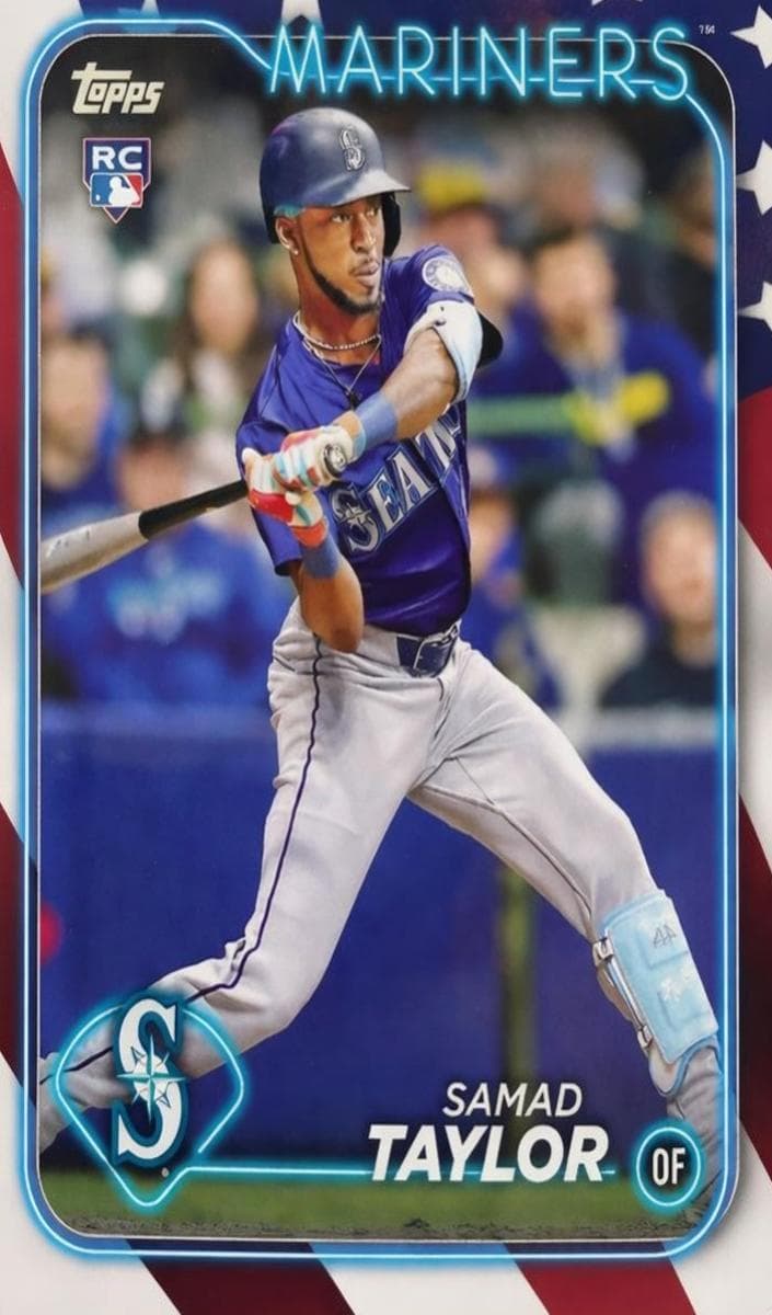 Samad Taylor trading card