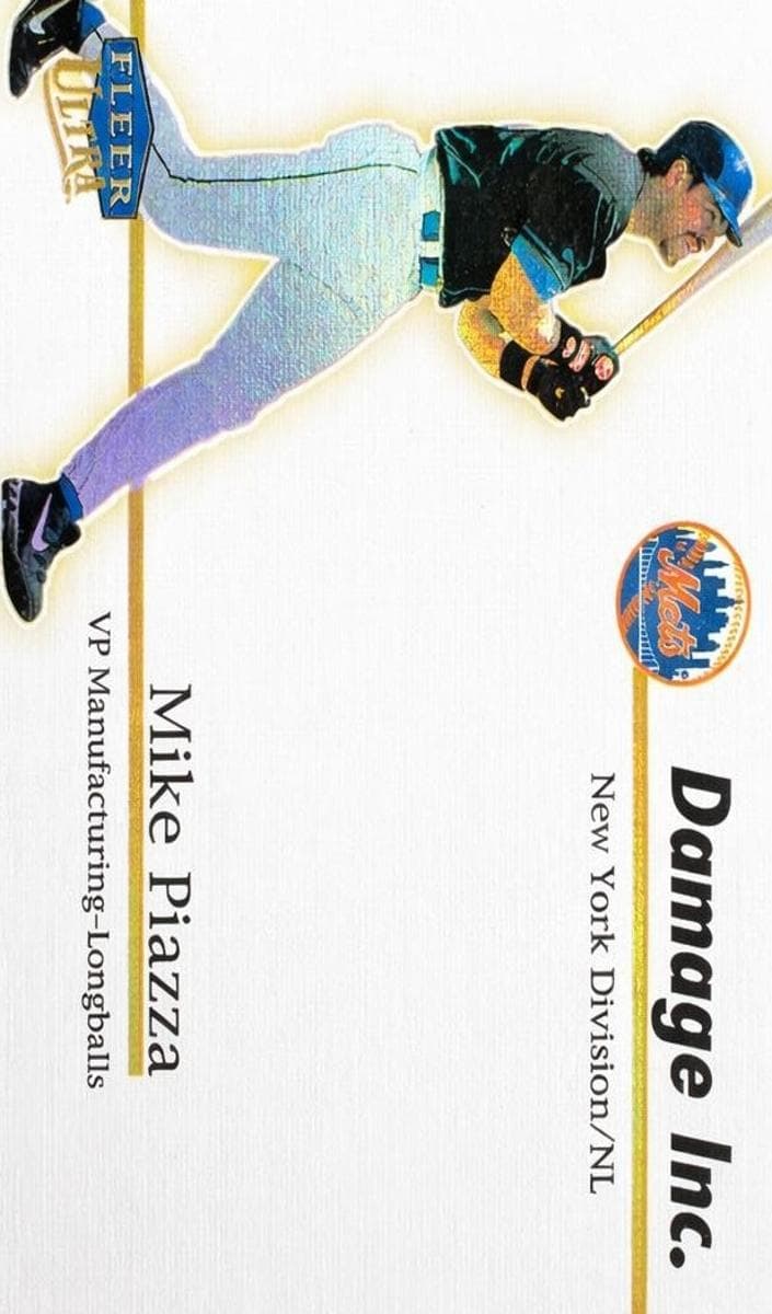 Mike Piazza 1999 fleer Ultra Damage Inc.