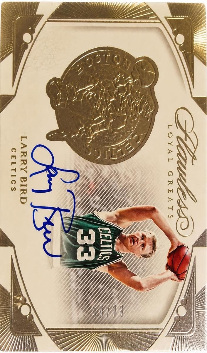 Larry Bird 2023 panini Panini Flawless