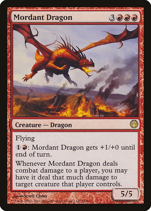 Mordant Dragon 2022 Magic: The Gathering Starter Commander Decks