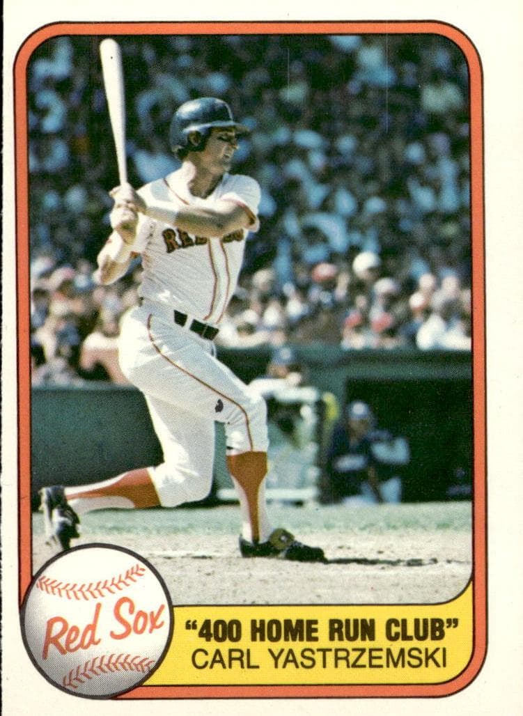 Carl Yastrzemski 1981 fleer