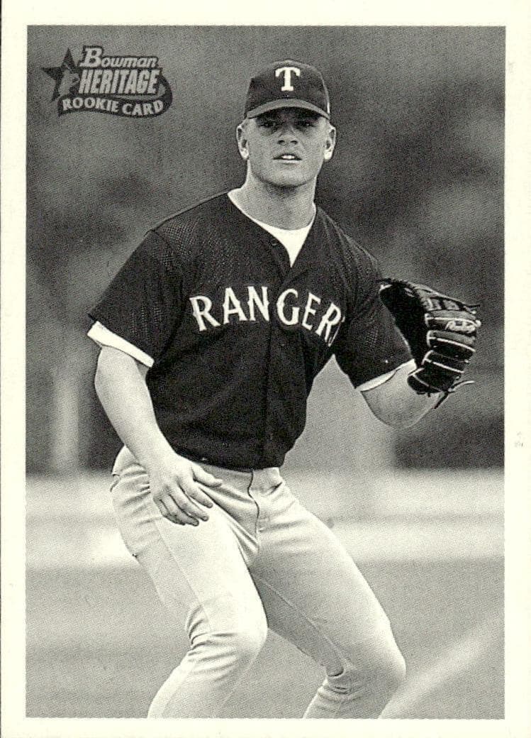 Hank Blalock 2001 bowman Bowman Heritage