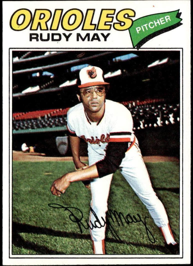 Rudy May 1977 topps