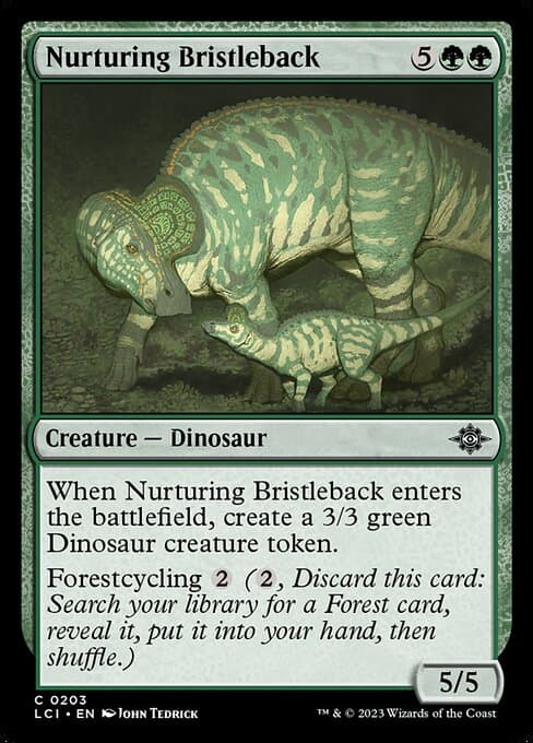 Nurturing Bristleback 2023 Magic: The Gathering Lost Caverns of Ixalan