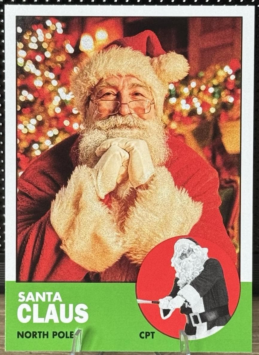 Santa Claus 2025 topps Topps Holiday