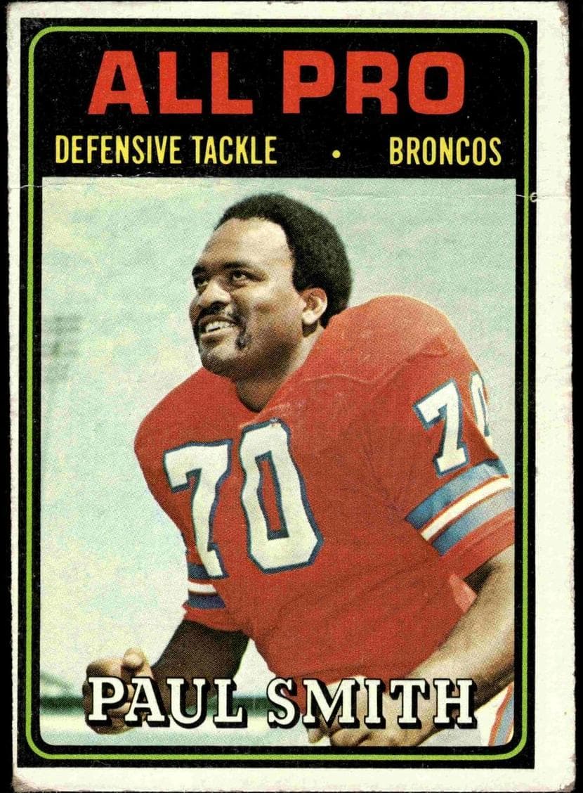 Paul Smith 1974 topps Topps