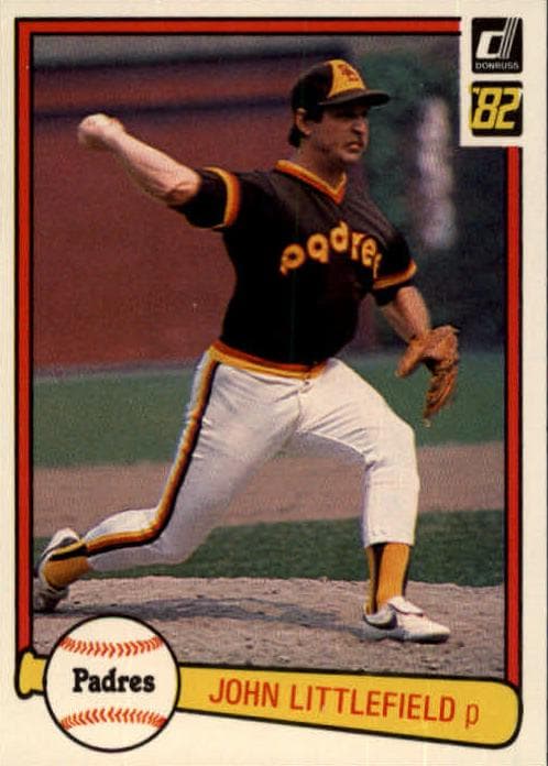 John Littlefield 1982 panini Donruss