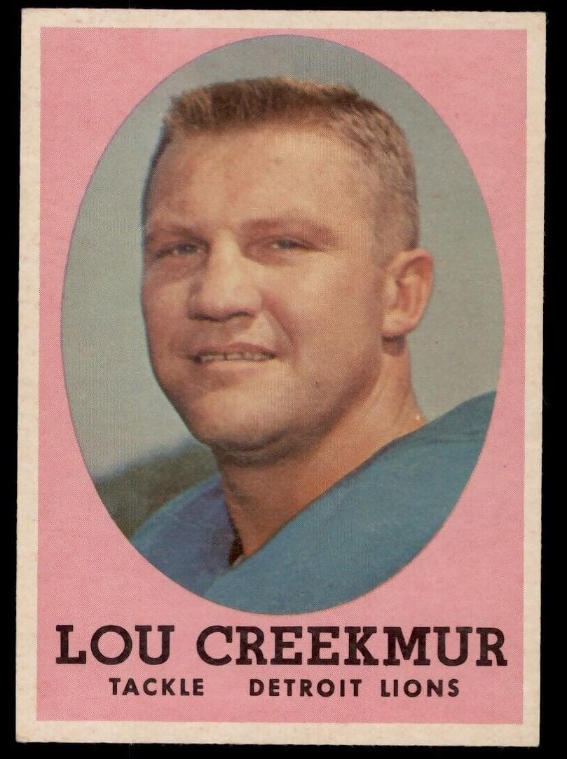 Lou Creekmur 1958 topps