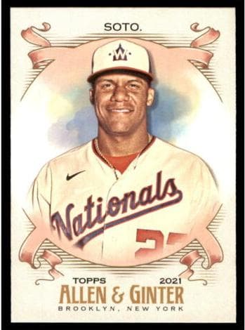 Juan Soto 2021 topps Topps Allen & Ginter