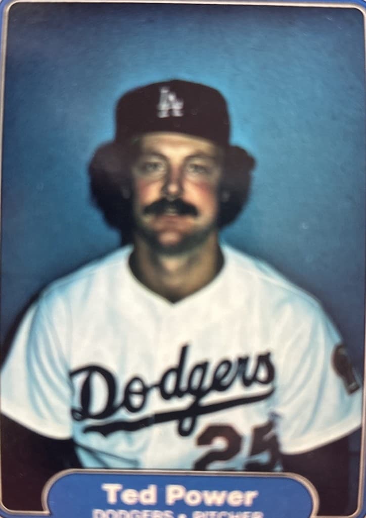 Ted Power Los 1982 Fleer