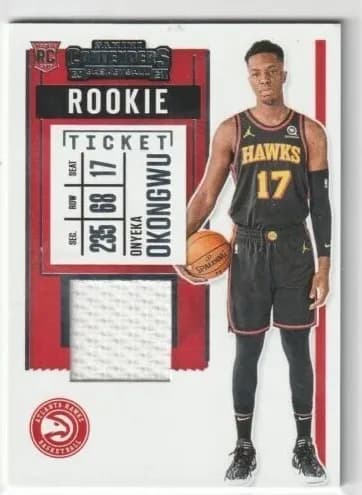 Onyeka Okongwu 2020 panini