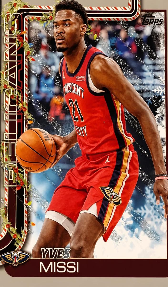 Yves Missi 2025 topps Topps Holiday