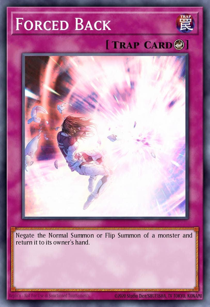 Forced Back 2006 Yu-Gi-Oh! Enemy of Justice