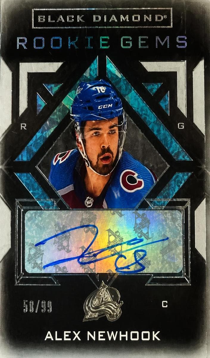 Alex Newhook 2021 upper-deck Black Diamond