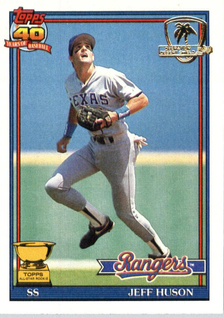 Jeff Huson 1991 topps O-Pee-Chee