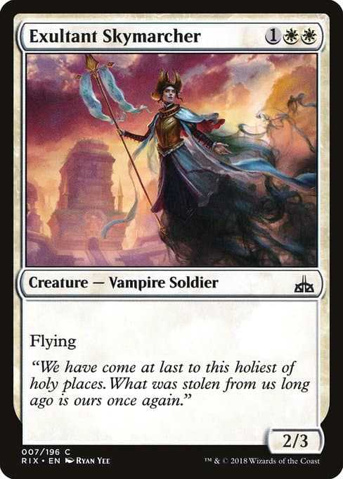 Exultant Skymarcher 2018 Magic: The Gathering Rivals of Ixalan