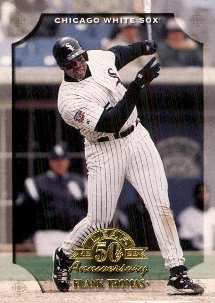 Frank Thomas 1998 leaf Leaf