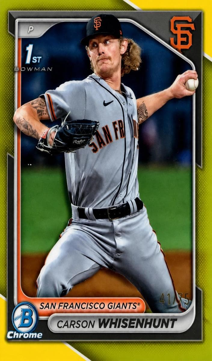 Carson Whisenhunt 2024 bowman Bowman Chrome Prospects
