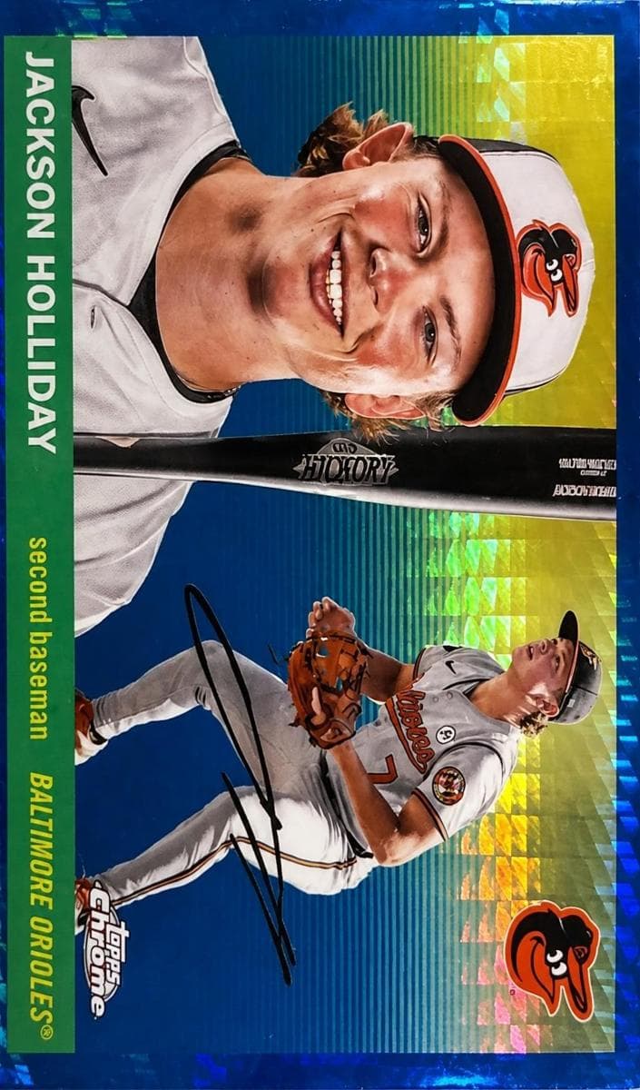 Jackson Holliday 2025 topps Topps Chrome Platinum