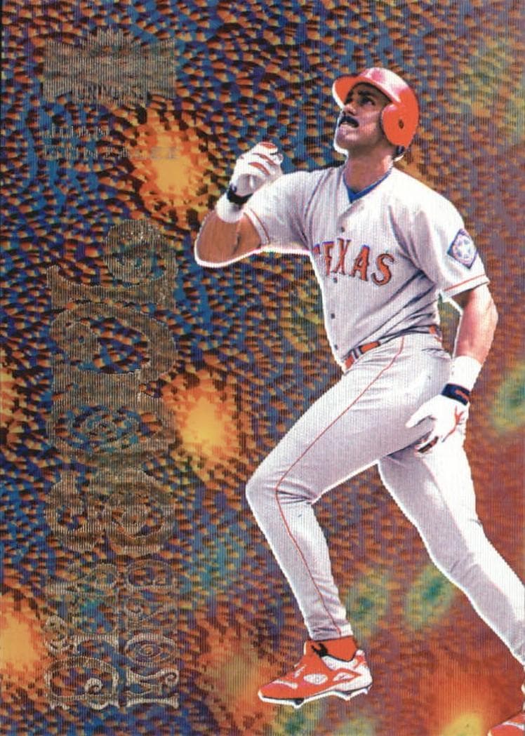Juan Gonzalez 1999 fleer Skybox Metal Universe