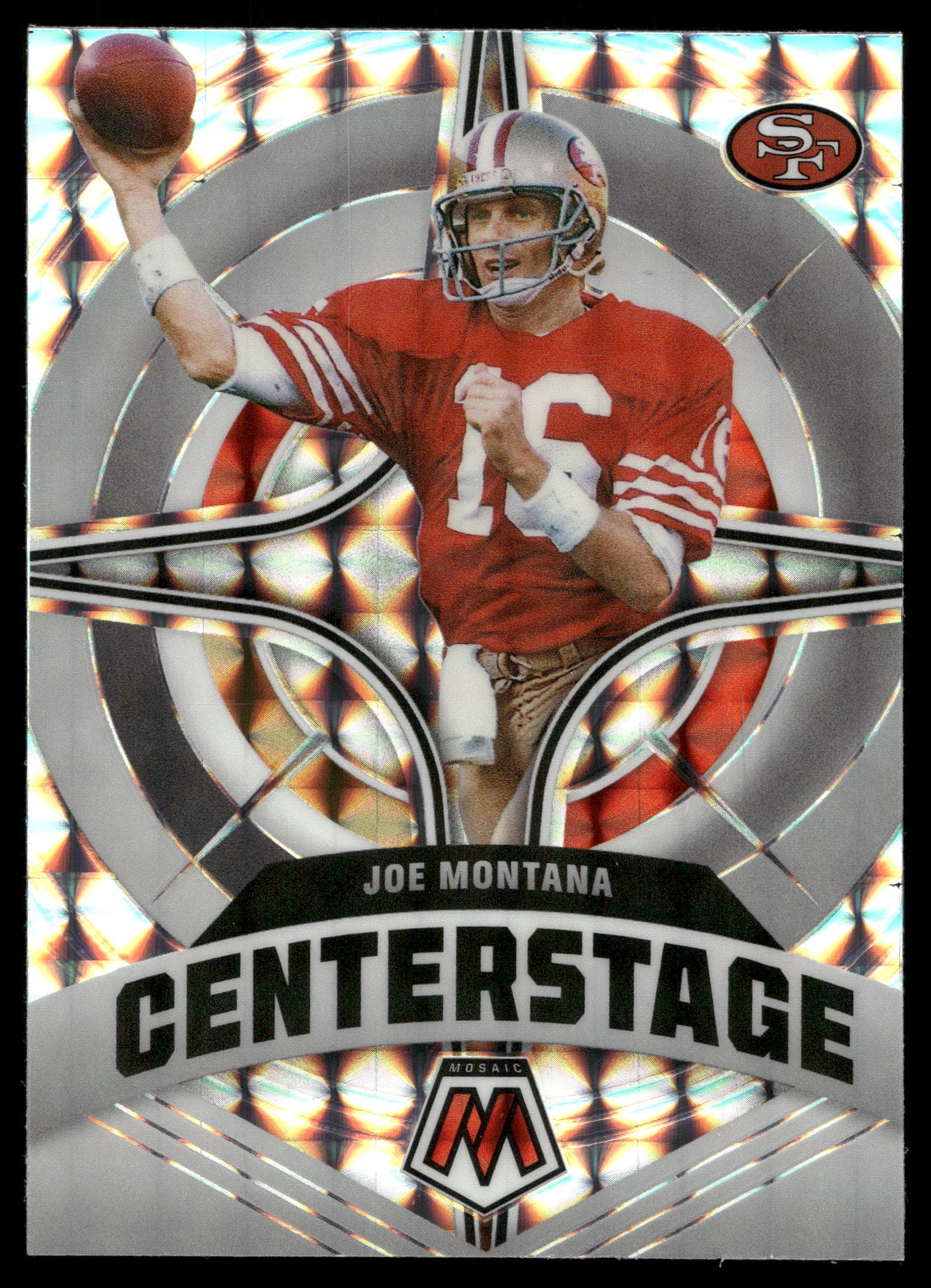 Joe Montana 2022 panini Panini Mosaic