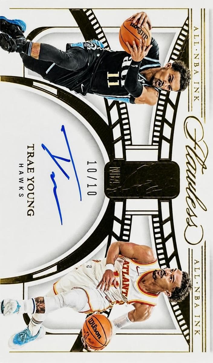 Trae Young 2023 panini Panini Flawless