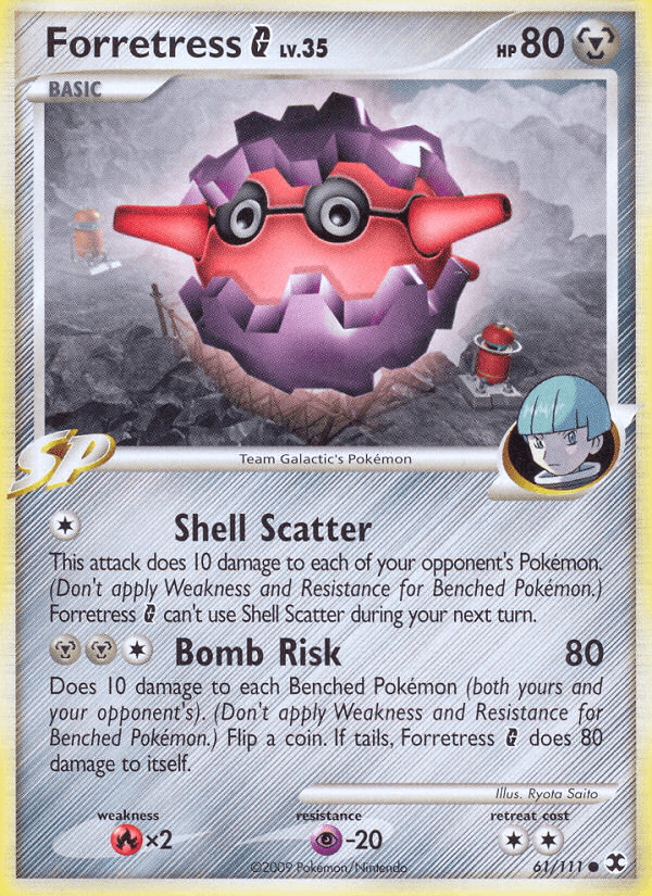 Forretress G 2009 Pokemon Rising Rivals