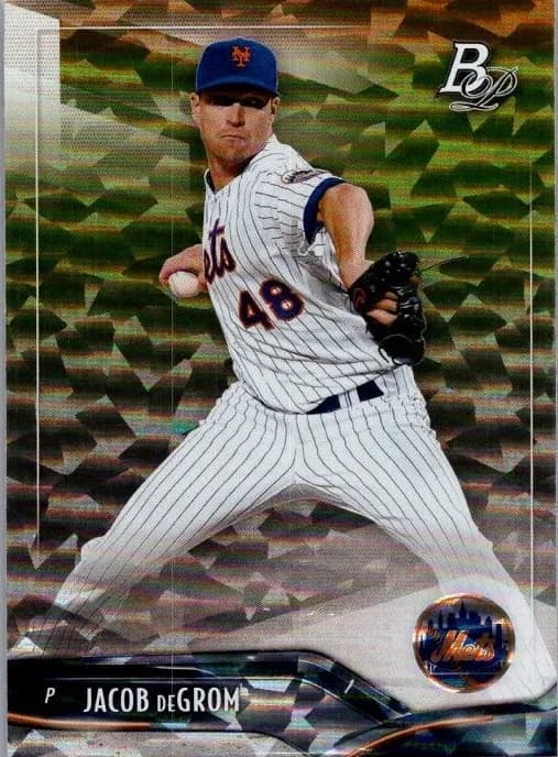Jacob deGrom 2021 bowman Bowman Platinum