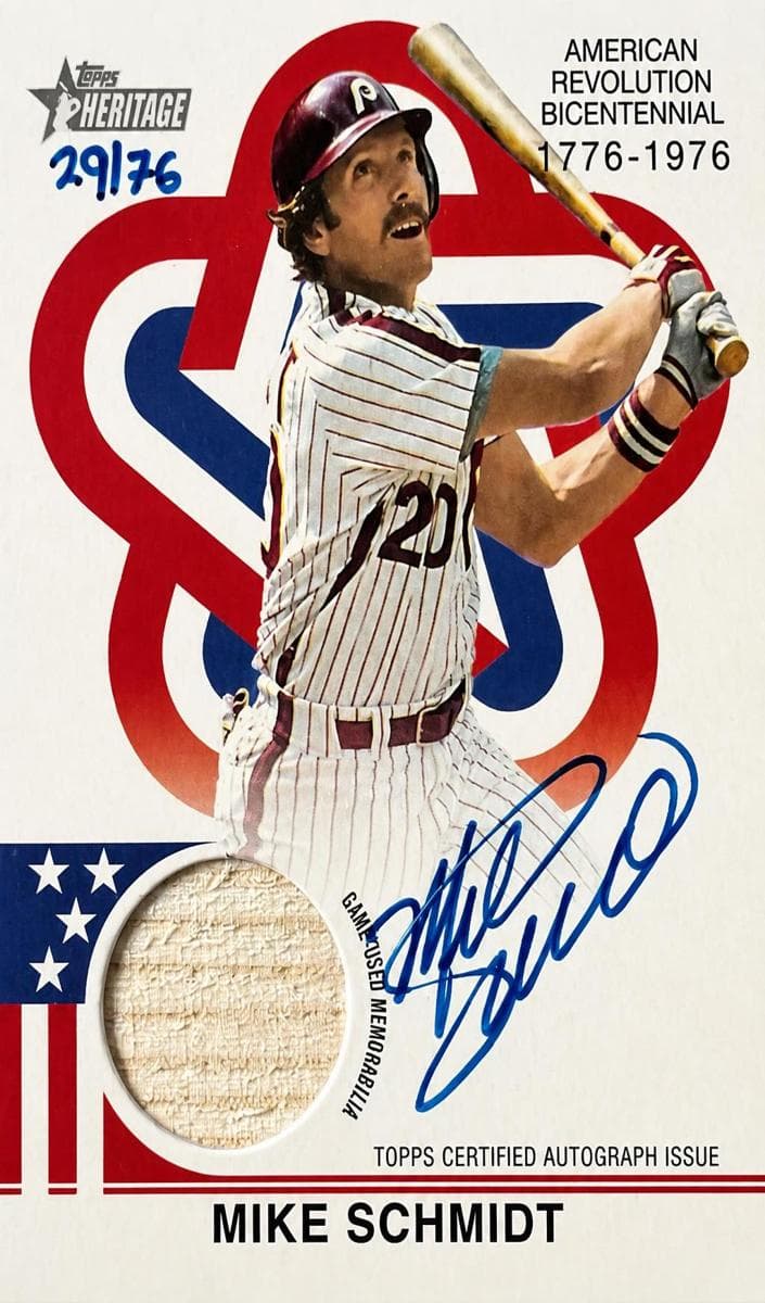 Mike Schmidt 2025 topps Topps Heritage