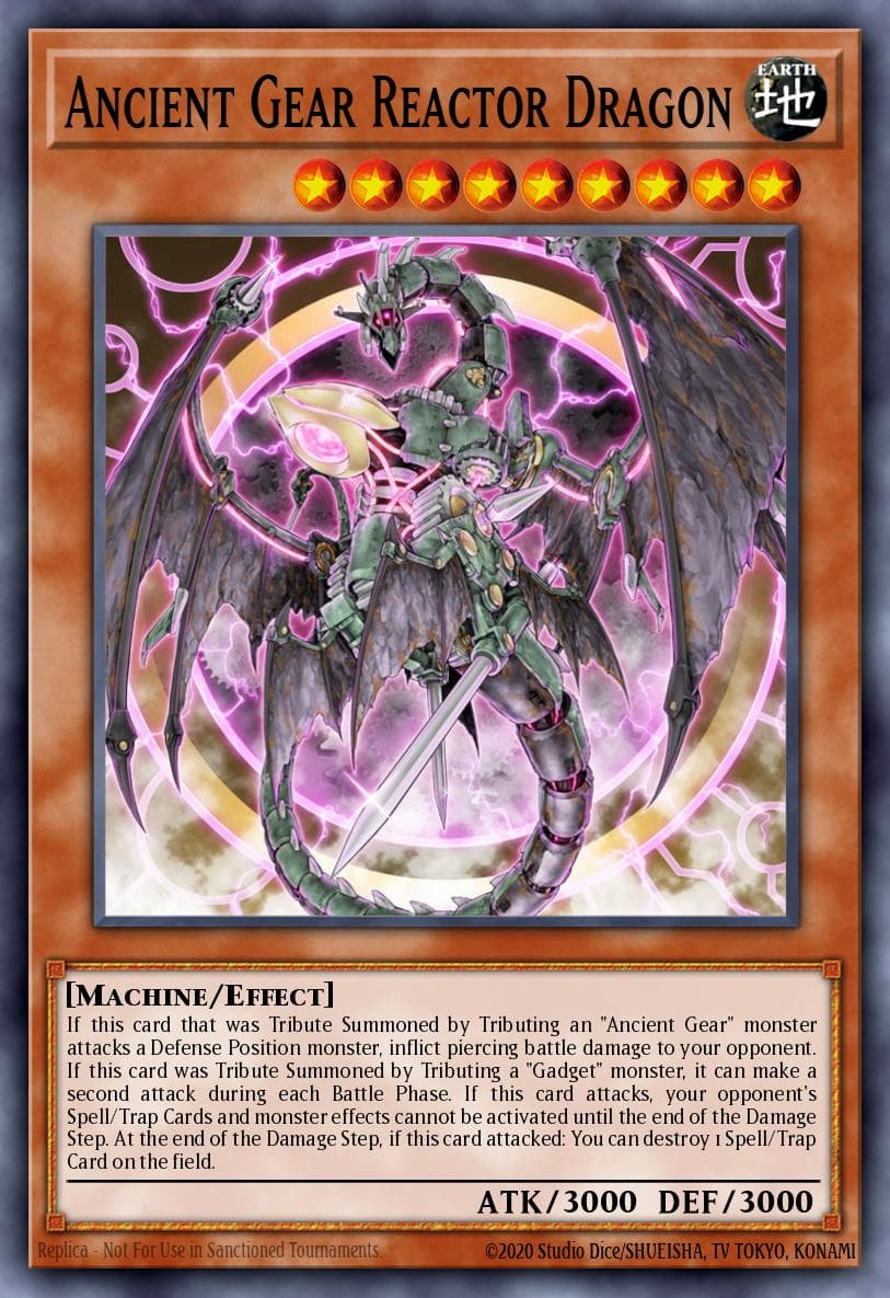 Ancient Gear Reactor Dragon #SR03-EN001
