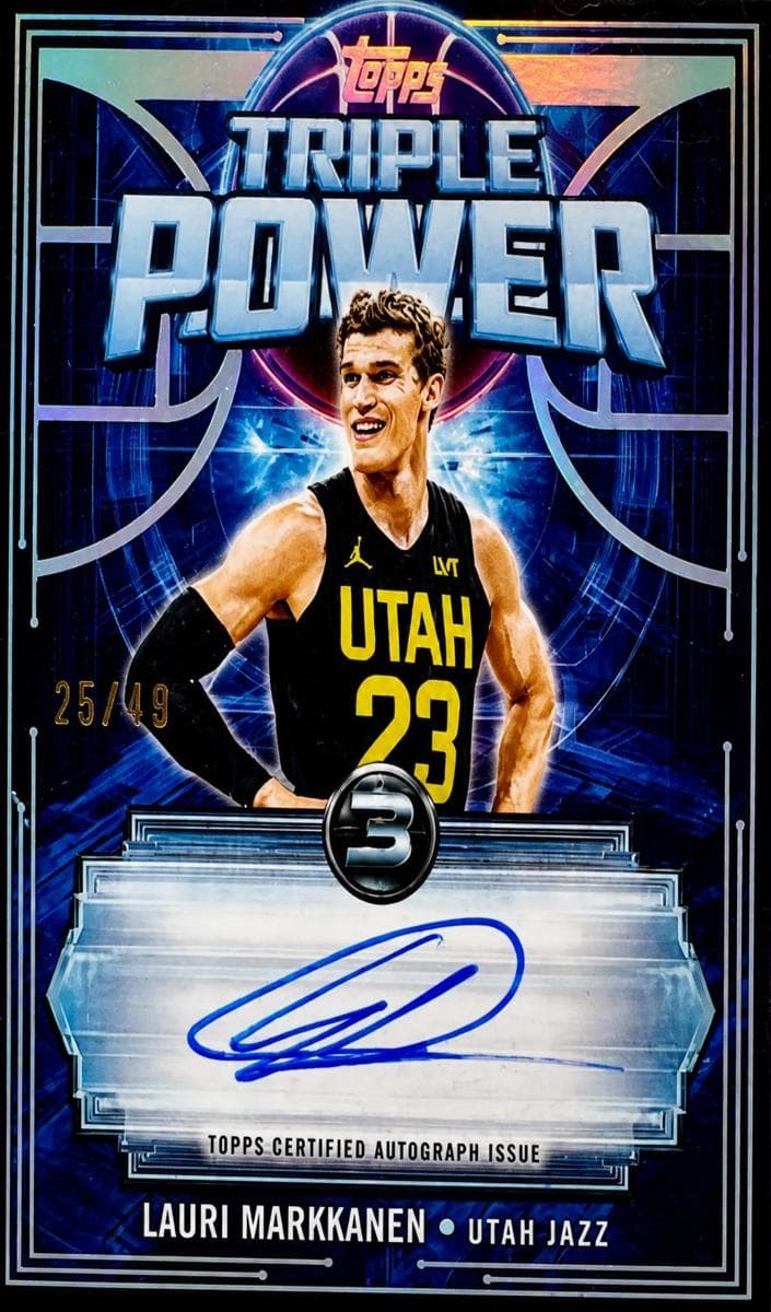 Lauri Markkanen 2025 topps Topps 3