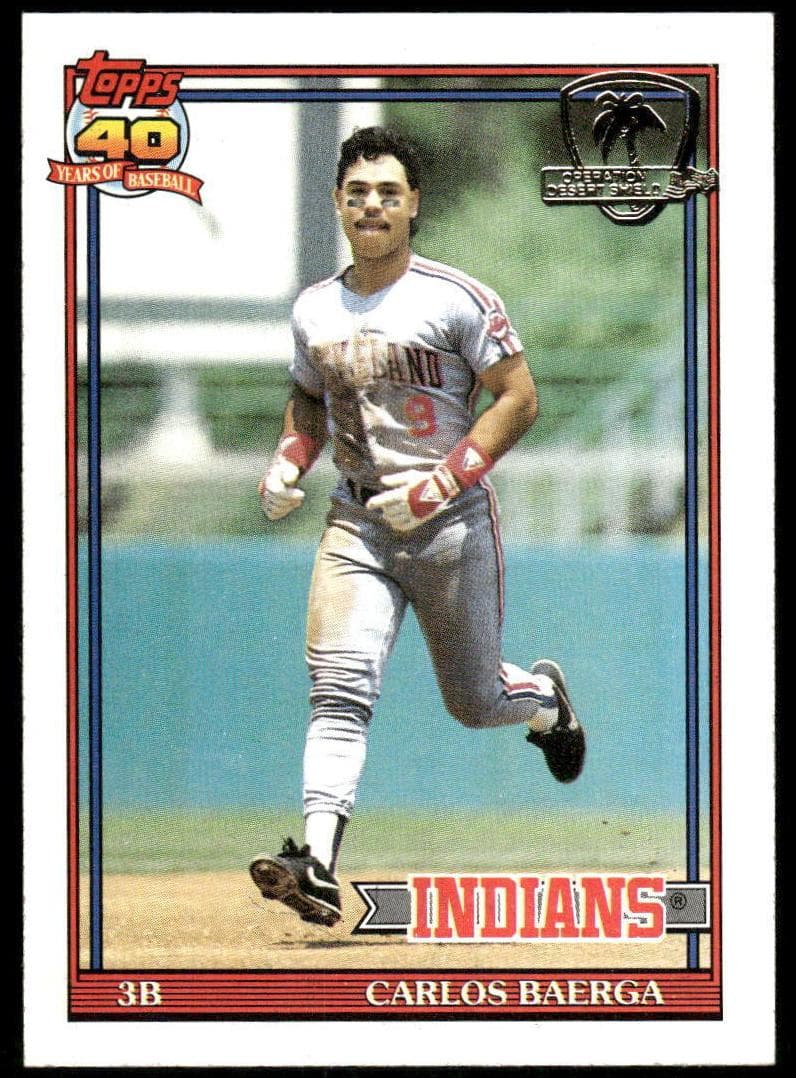 Carlos Baerga 1991 topps Topps