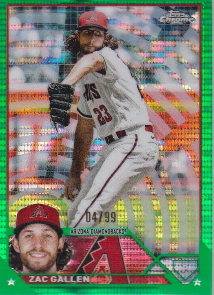 Zac Gallen 2023 topps Topps Chrome