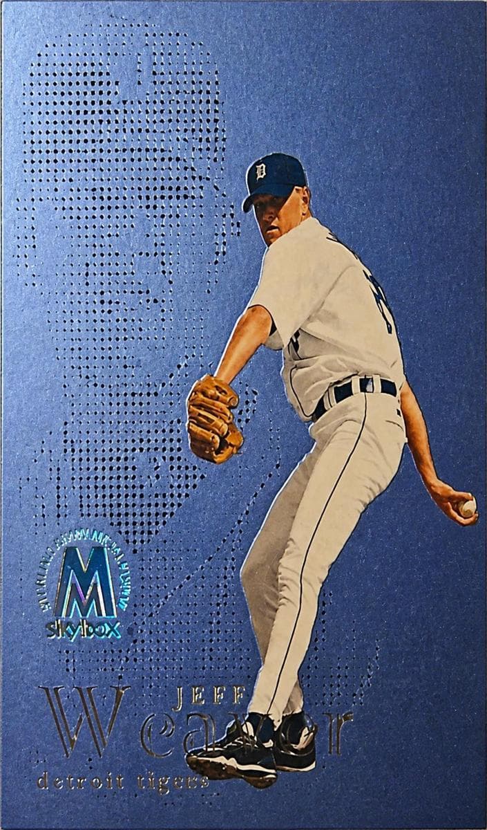 Jeff Weaver 1999 fleer SkyBox Molten Metal