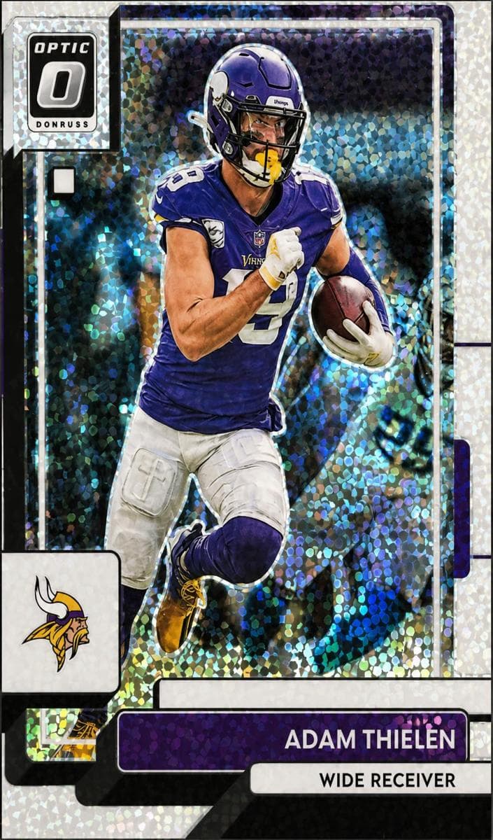 Adam Thielen 2022 panini Donruss Optic