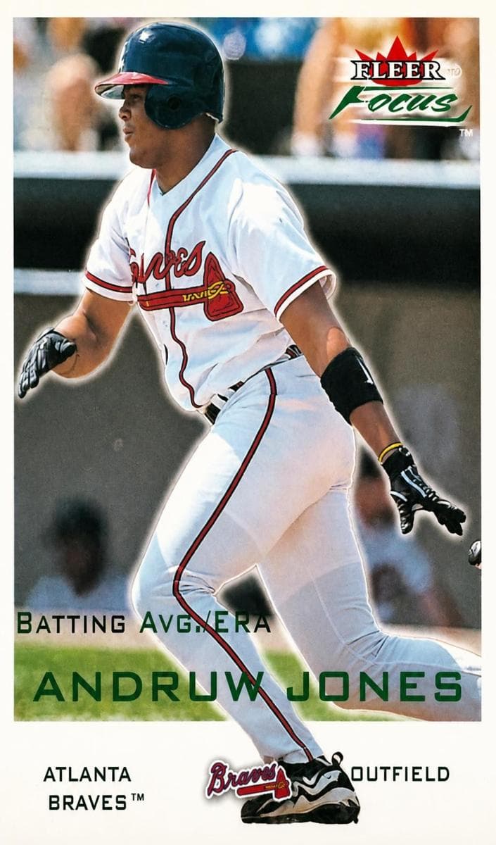 Andruw Jones 2001 fleer