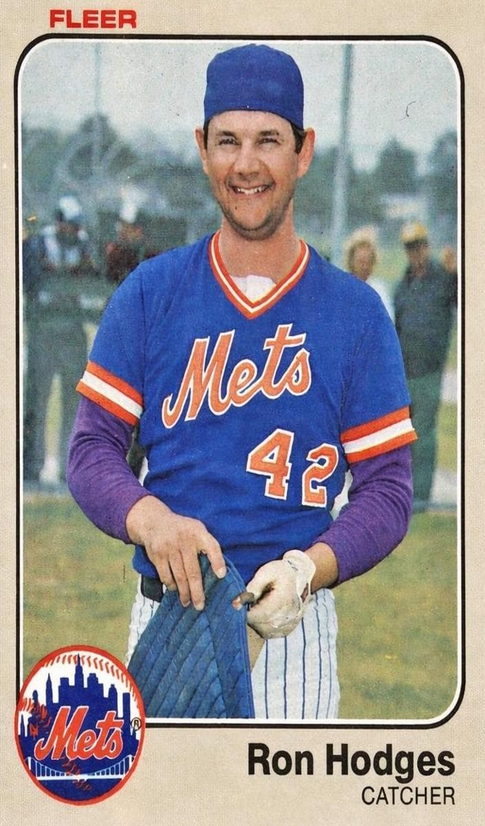 Ron Hodges trading card
