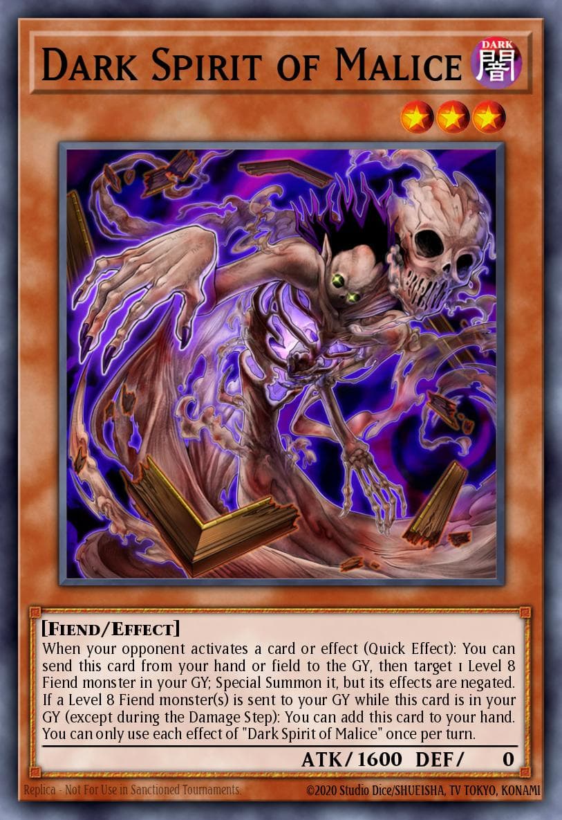 Dark Spirit of Malice #LED5-EN003