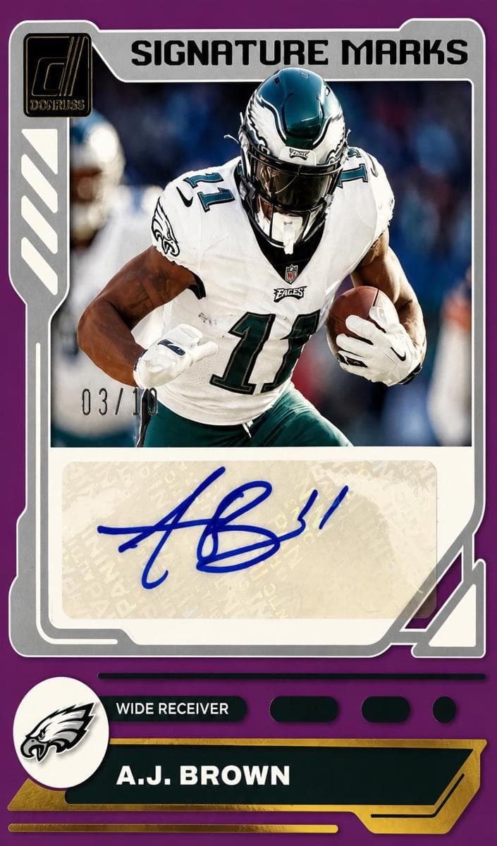 A.J. Brown 2023 panini Panini Donruss