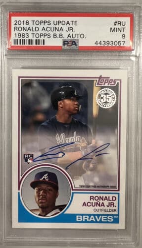 Ronald Acuña Jr. 2018 topps Topps Update