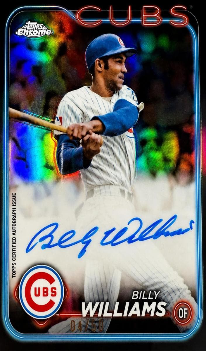 Billy Williams 2024 topps Topps Chrome