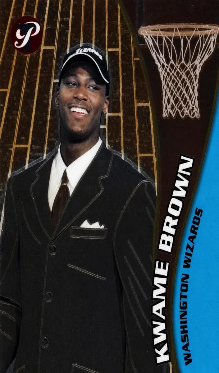 Kwame Brown 2001 topps Pristine