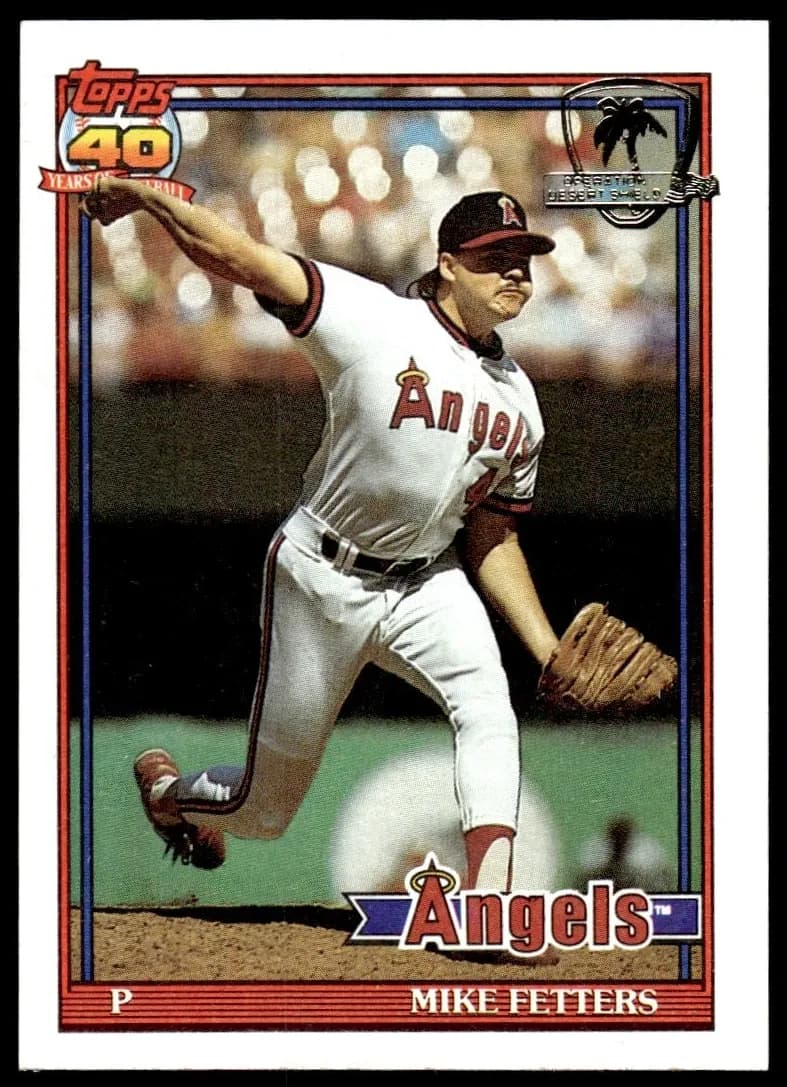 Mike Fetters 1991 topps Topps
