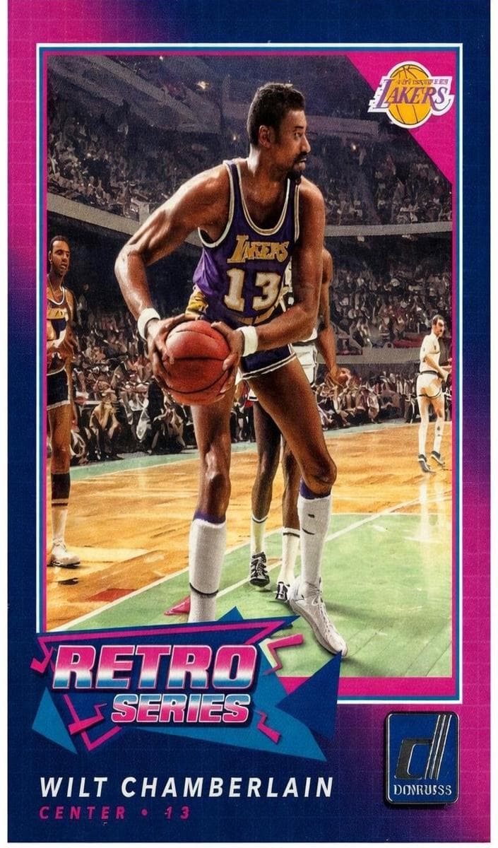 Wilt Chamberlain 2017 panini Donruss Optic
