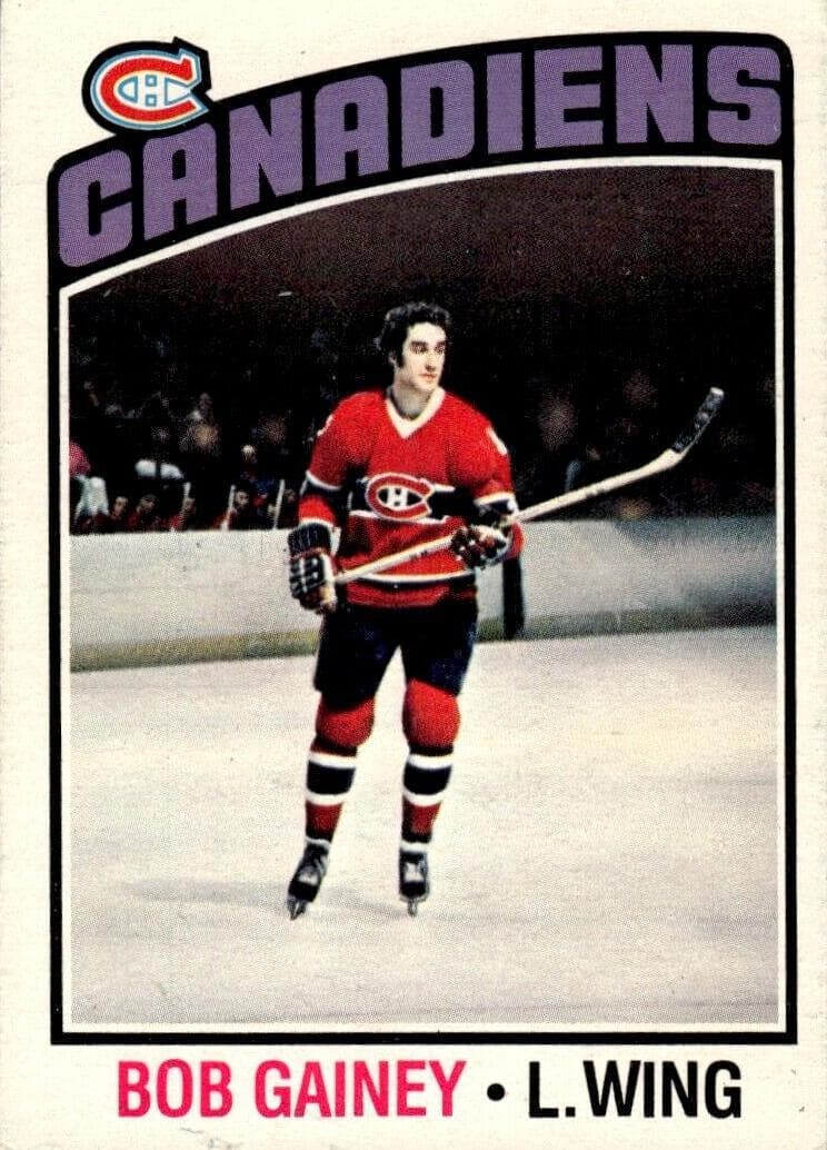 Bob Gainey 1976 topps O-Pee-Chee